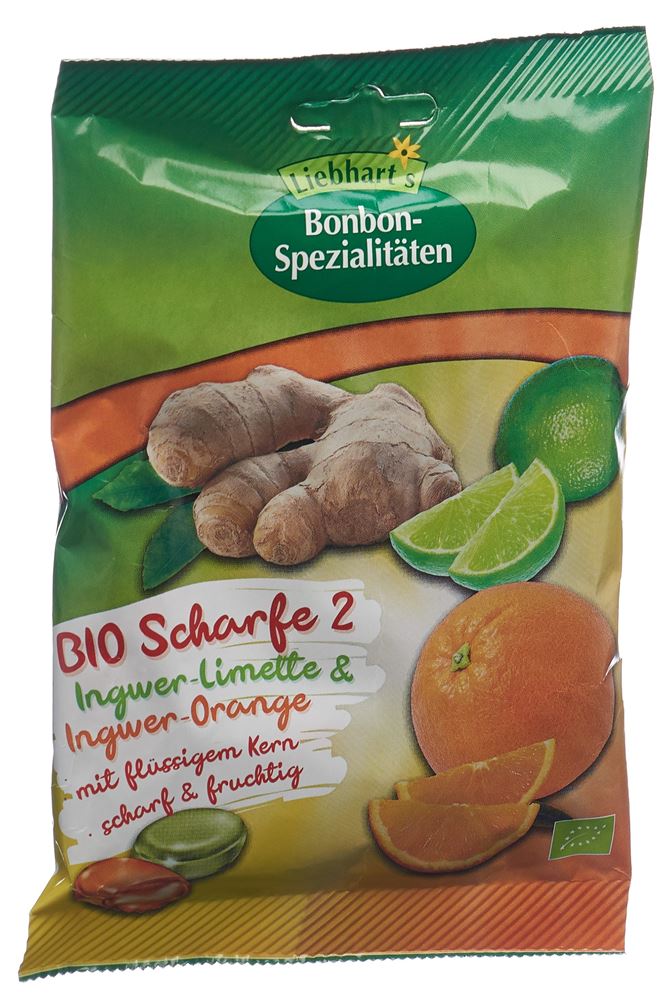 LIEBHART Bonbons Die scharfen Zwei Bio Btl 100 g