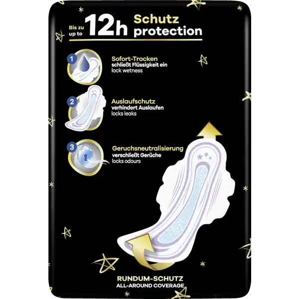Ultra Secure Night Binden Extra mit Flügeln Big Pack