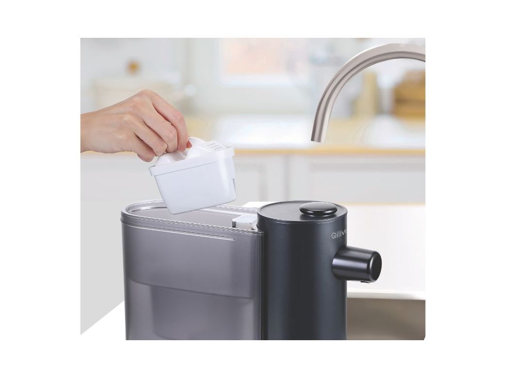 DISPENSADOR DE ÁGUA QILIVE Q.5107 COM SISTEMA DE FILTRAÇÃO E CONTROLO TEMPERATURA