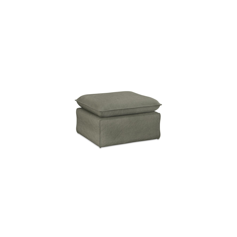 HKliving Nomad hocker Linen, Army Green
