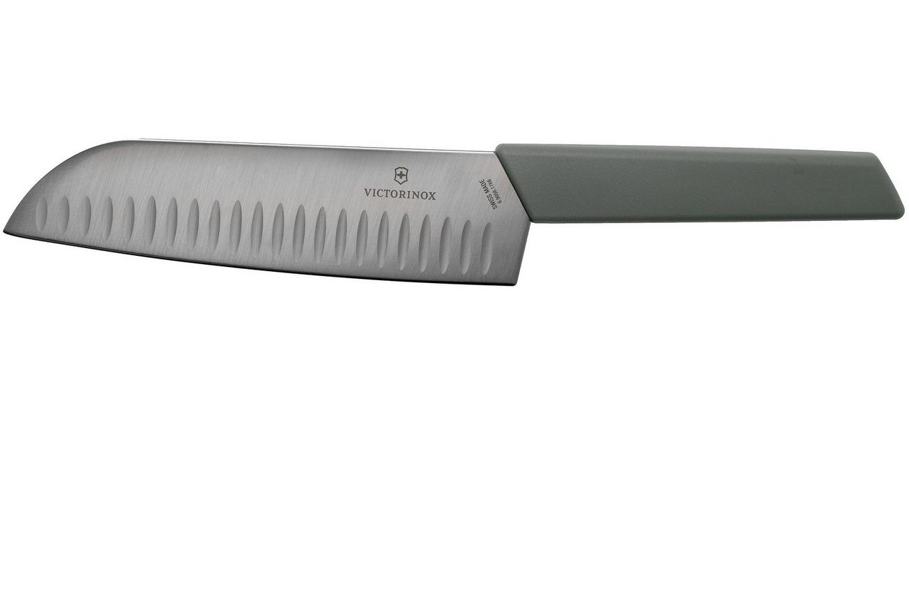 Victorinox Swiss Modern santoku, olijfgroen