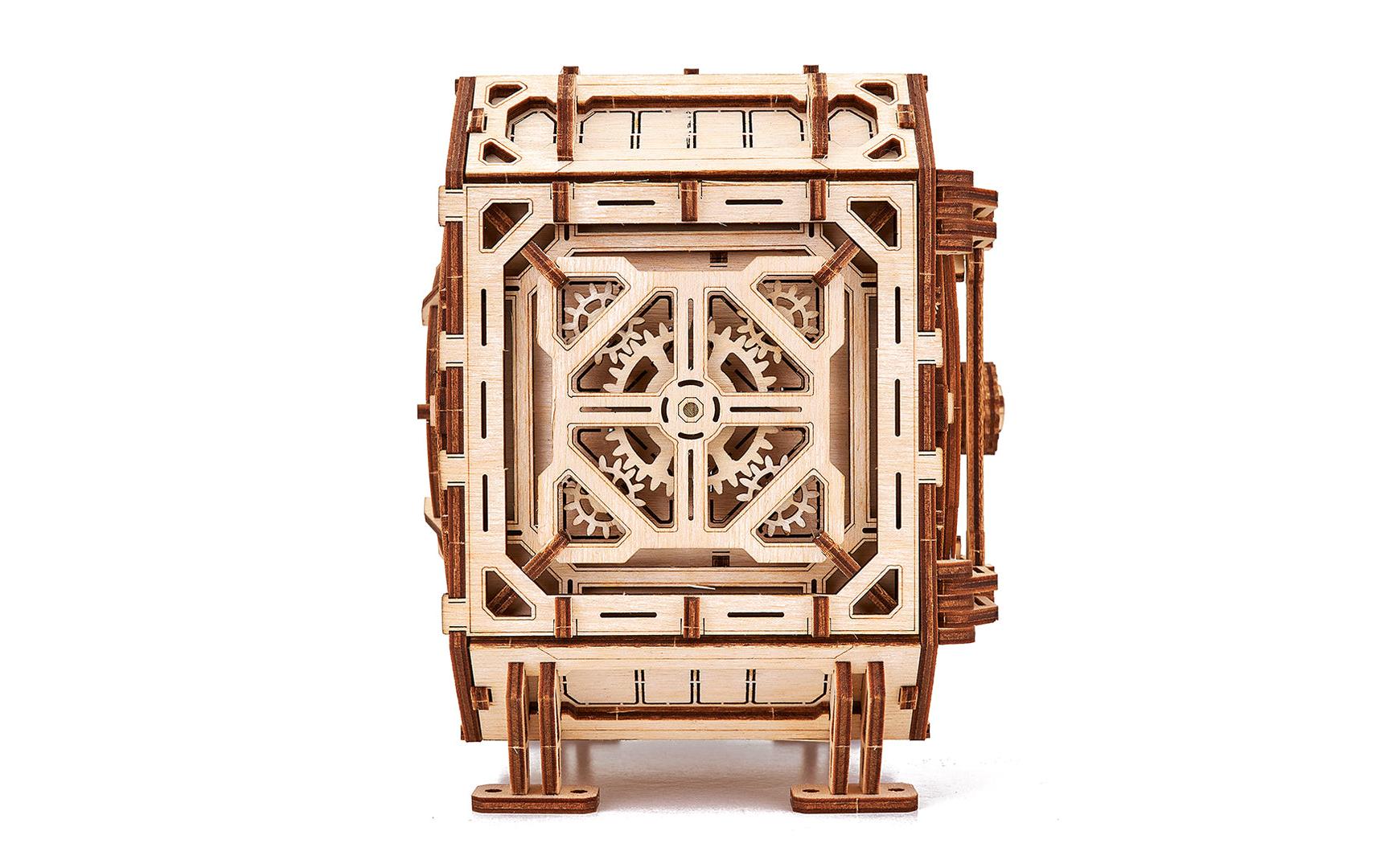 Bausatz Mechanischer SafeTresor 3D Bausatz aus Holz
