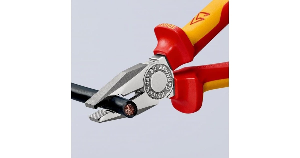 KNIPEXKombitang 03 06 160 combinatietang  (Rood/geel, 160 mm)