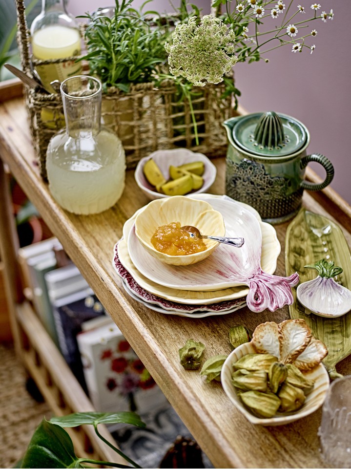 Creative Collection - Mimosa Skål - Lilla - Stentøj