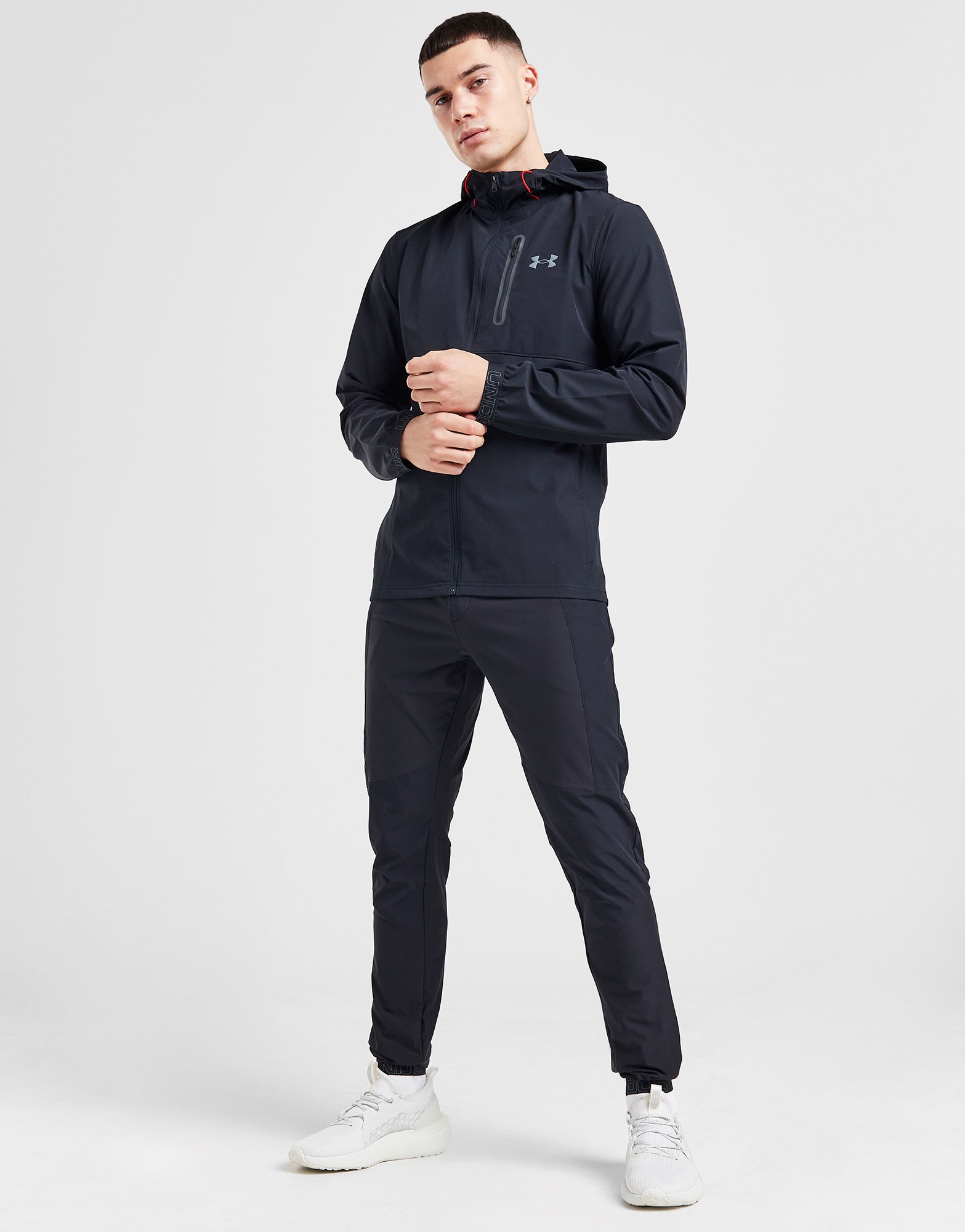 Under Armour Sweat à capuche Vanish Woven Zippé Homme