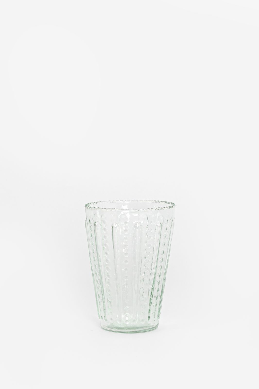 Lichtgroene pearl waterglazen
