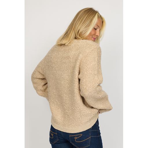 2-Biz Liw Cardigan, Sand, M