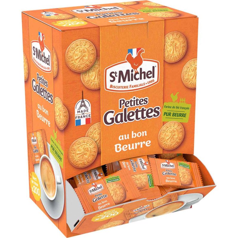 Petites galettes tout au beurre St Michel - Boîte distributrice de 200