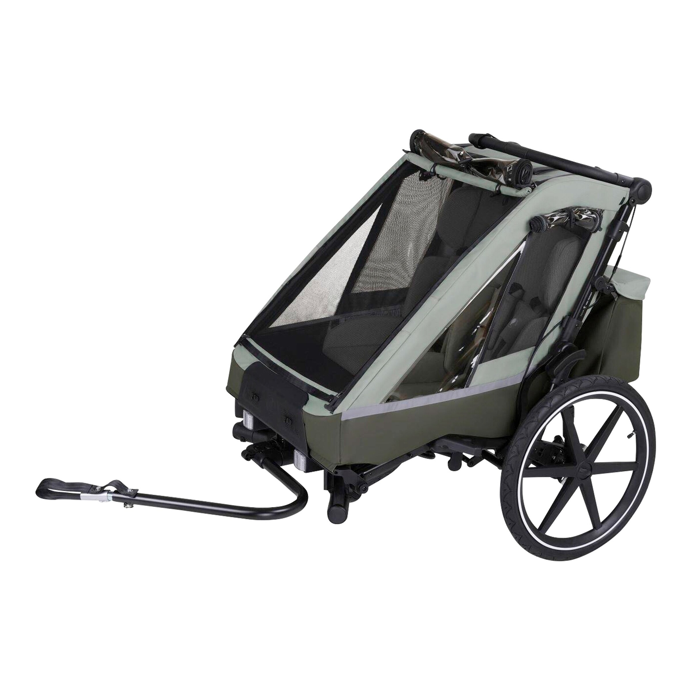 ABC Design Fahrradanhänger Tour olive