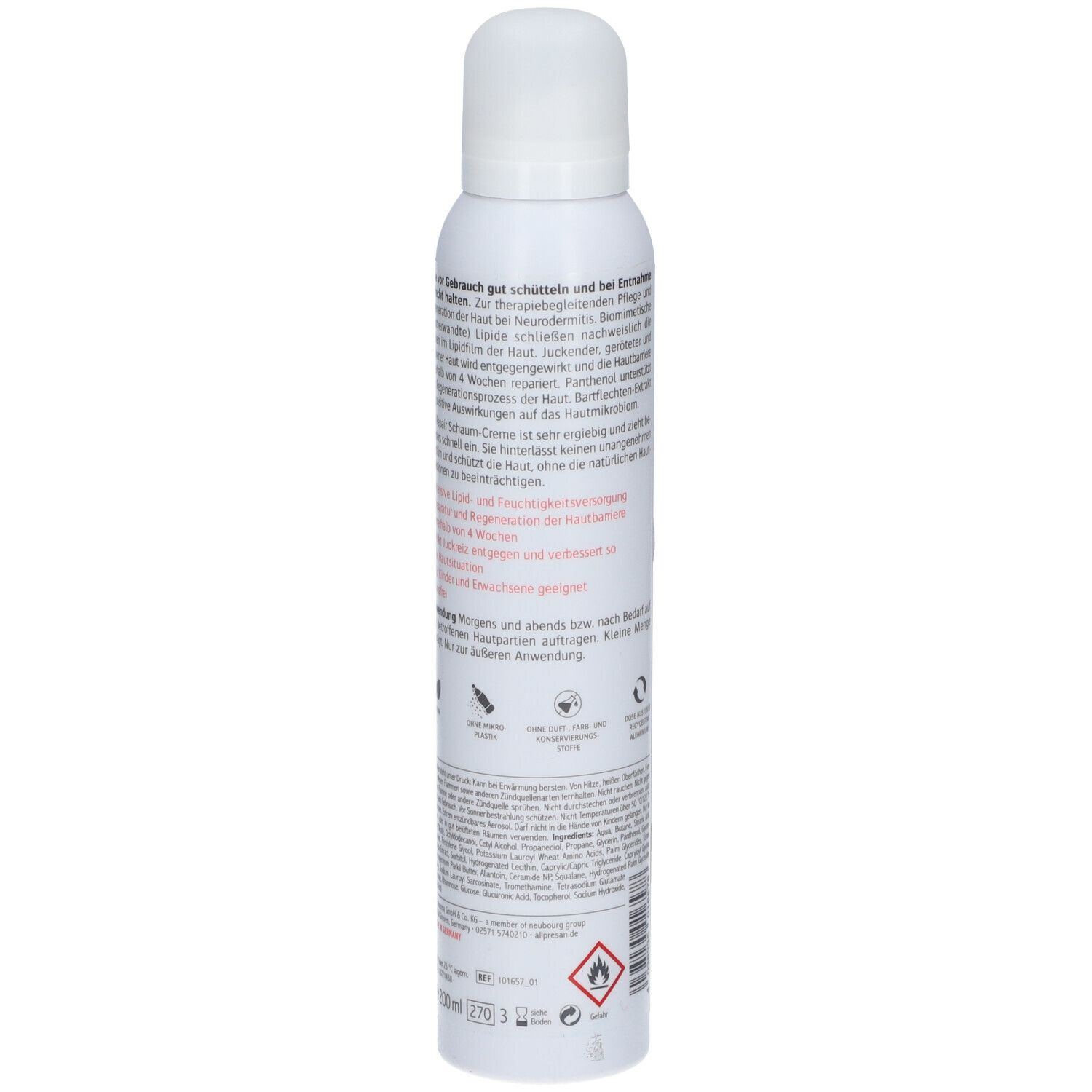 Allpresan Derma med ATOPIX INTENSIVPFLEGE Repair Schaum-Creme