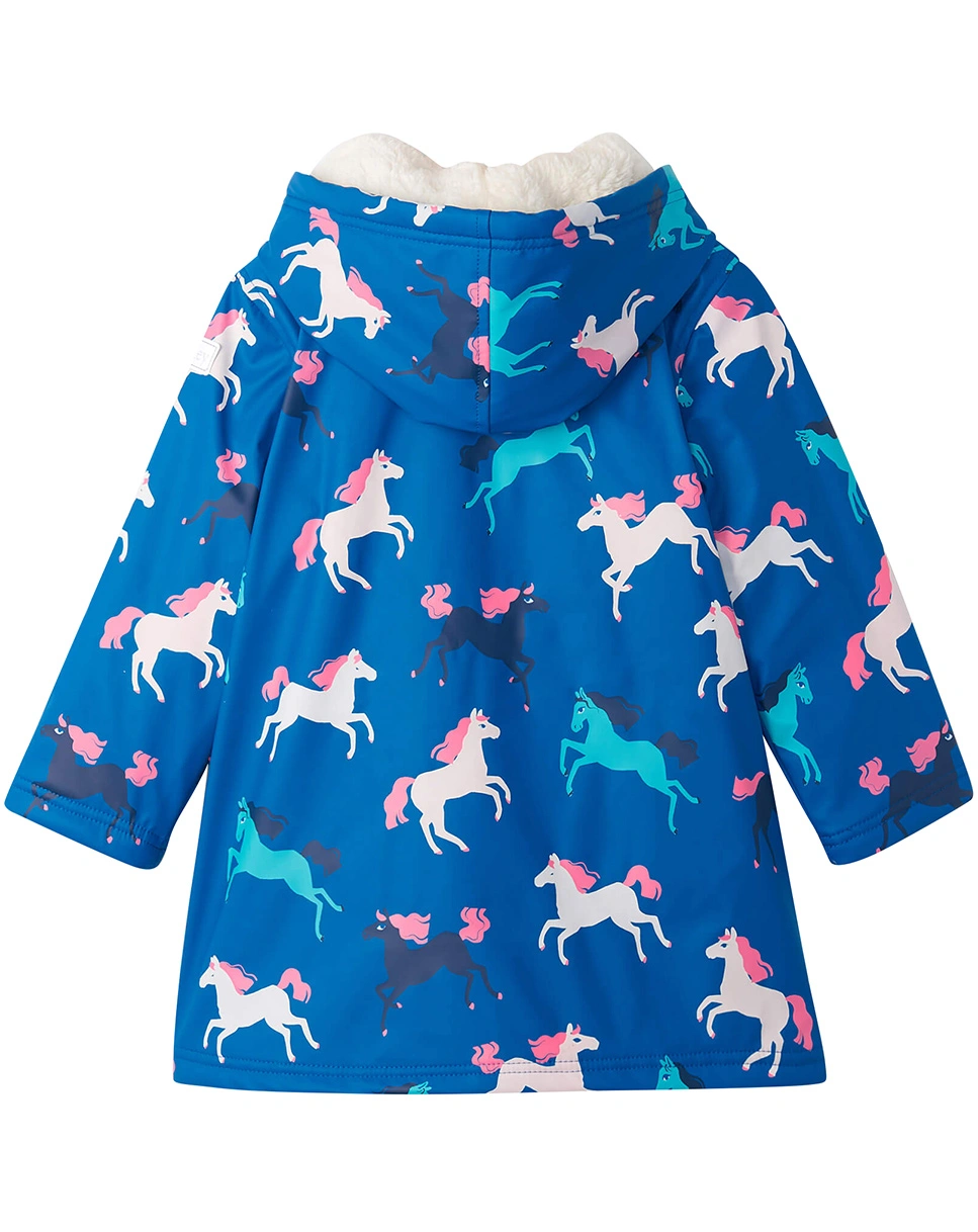 Regenjacke SPLASH PRANCING HORSES in navy/multi