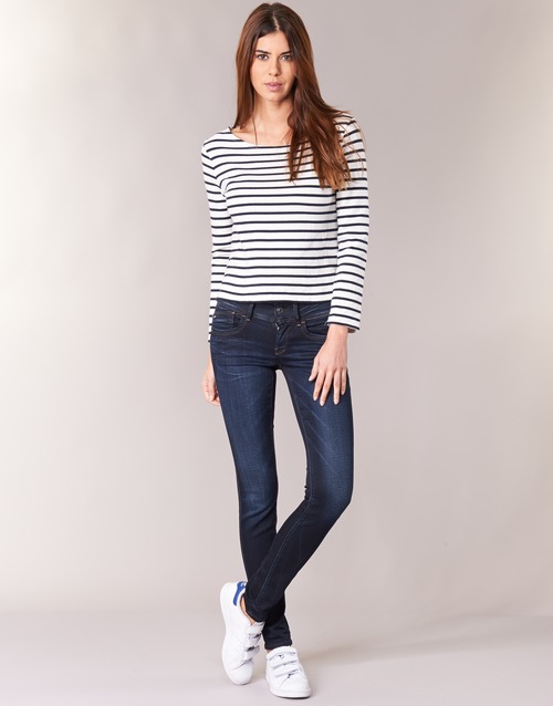 G-Star Raw - LYNN MID SKINNY - Bleu