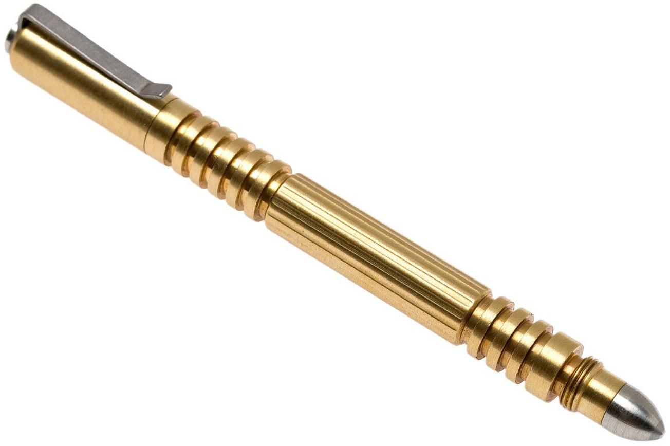 Rick Hinderer Investigator Pen Brass/Messing, tactische pen