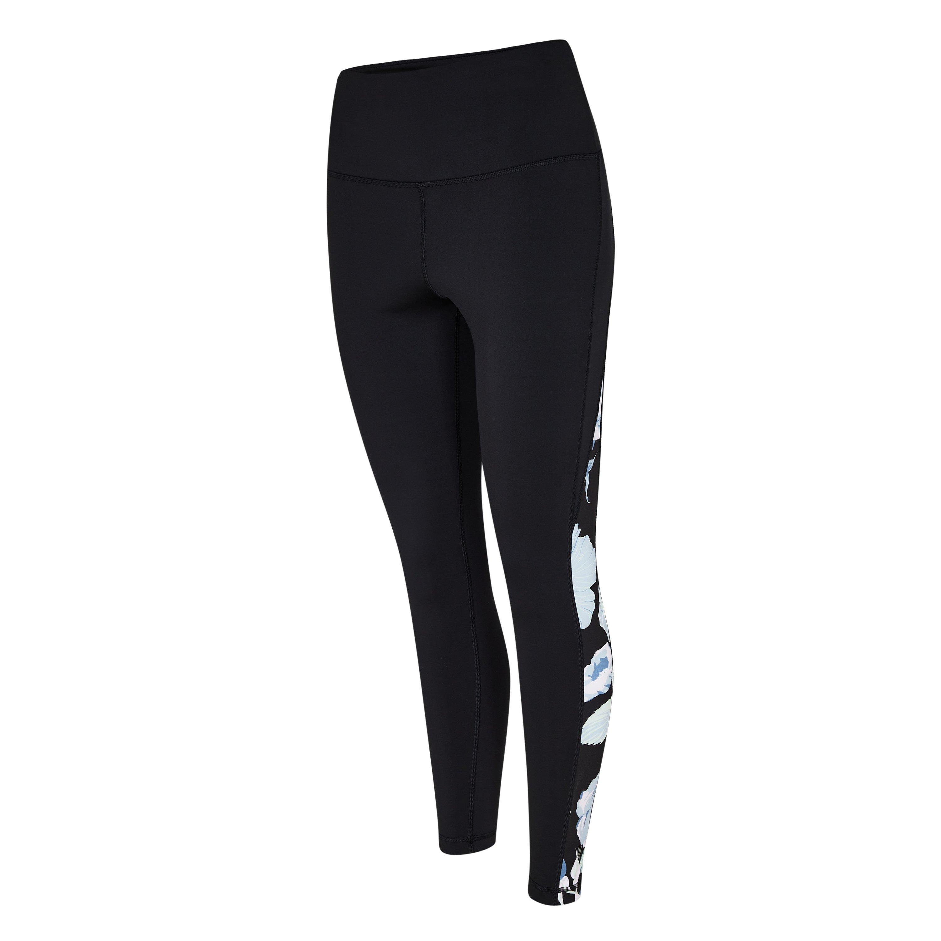 Reebok Yoga Floral Leggings Womens Gym Legging