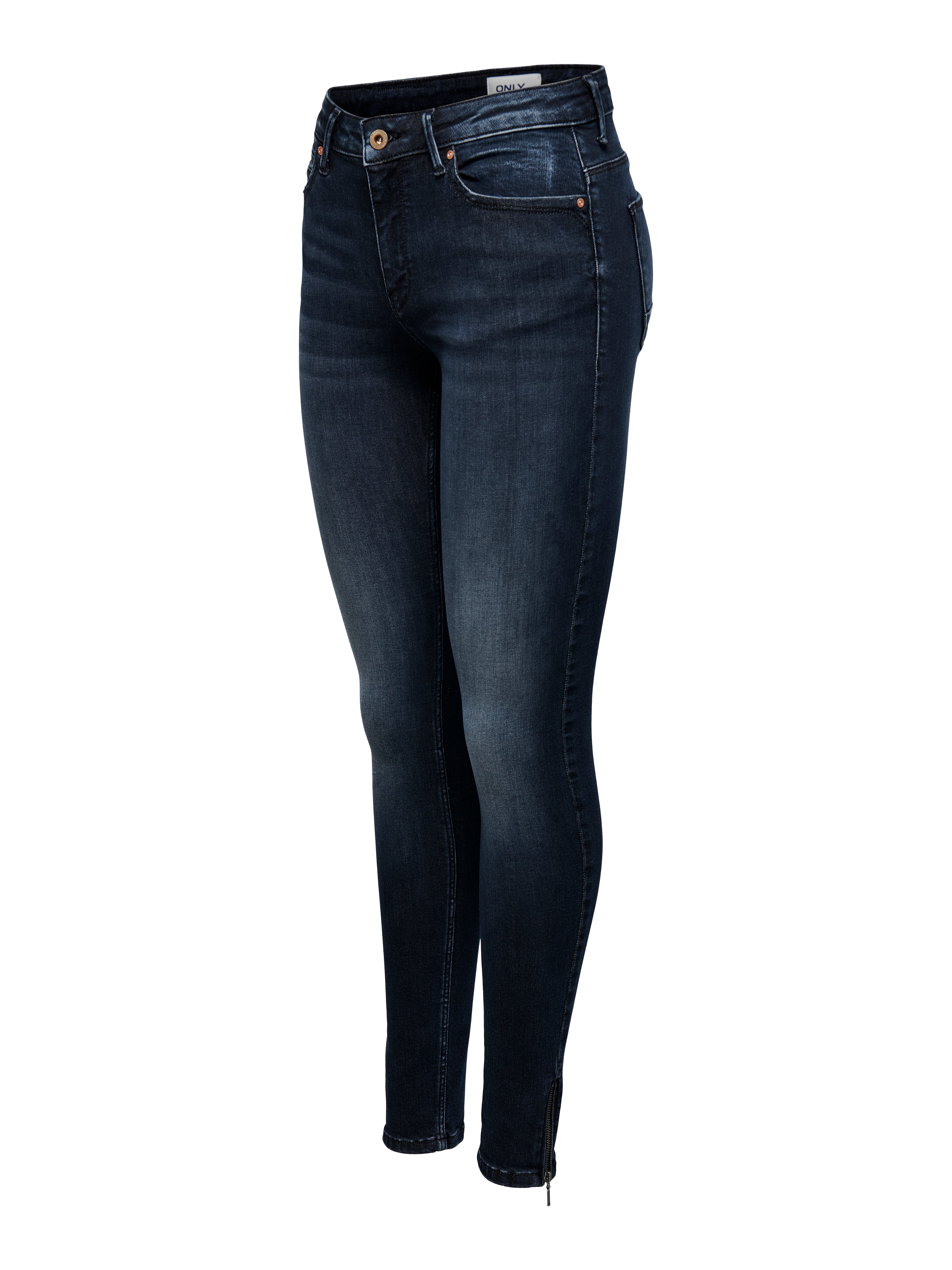 ONLKENDELL Mittlere Taille Skinny Fit Jeans Dark Blue Denim