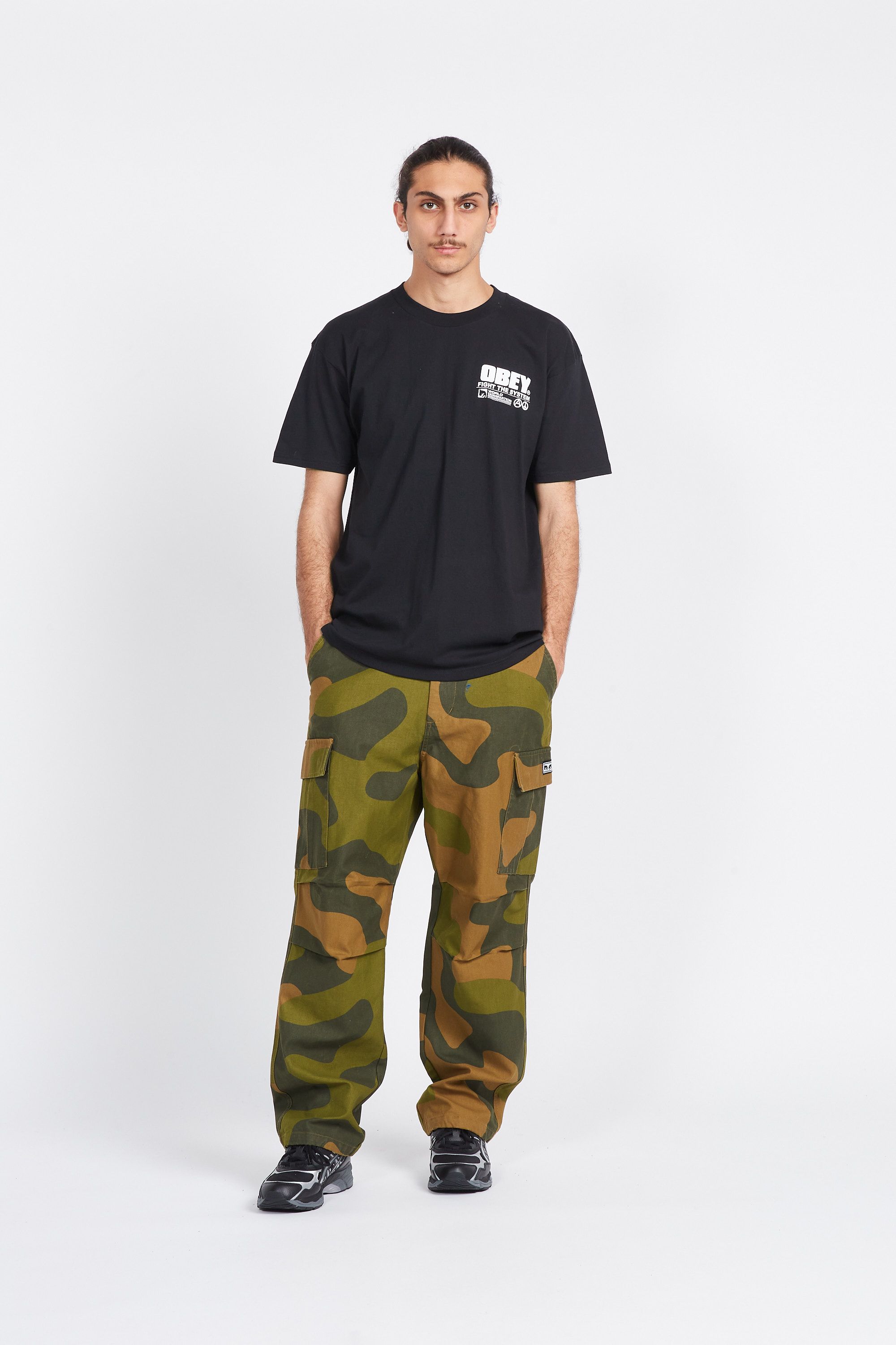 OBEY T-shirt  OBEY FIGHT THE SYSTEM Noir
