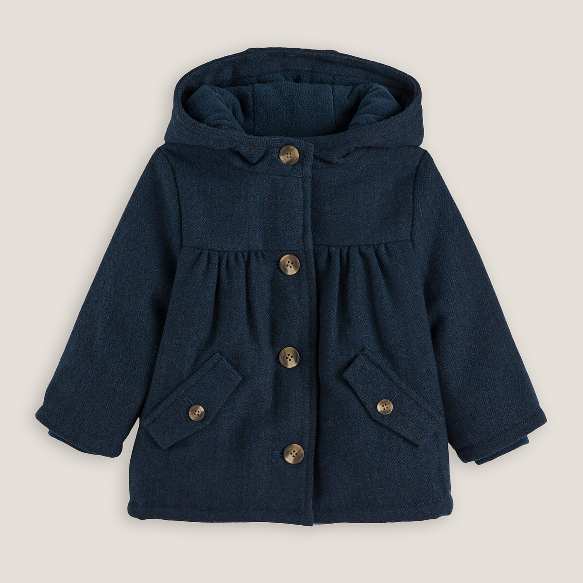 COLEÇÕES LA REDOUTE<br>Jas quentes met kap
