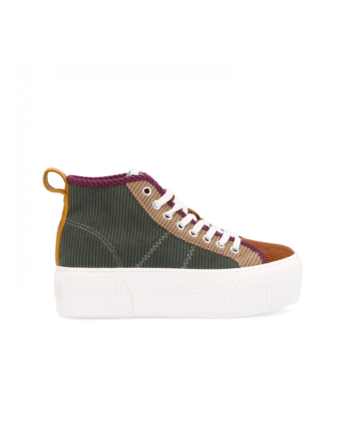 no name Baskets de ville femme iron mid kaki