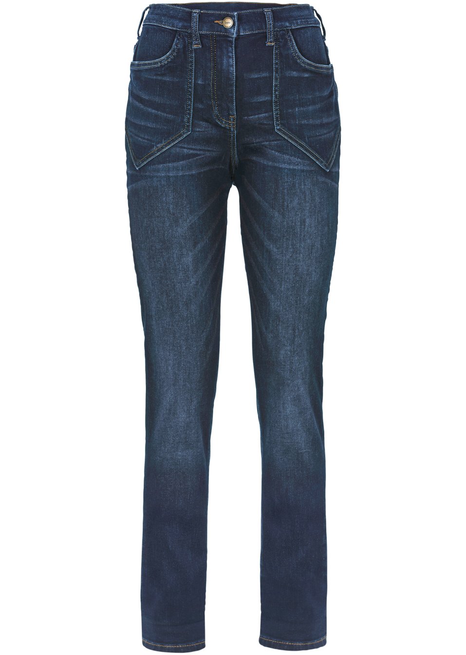 Jean extensible taille haute avec taille confortable