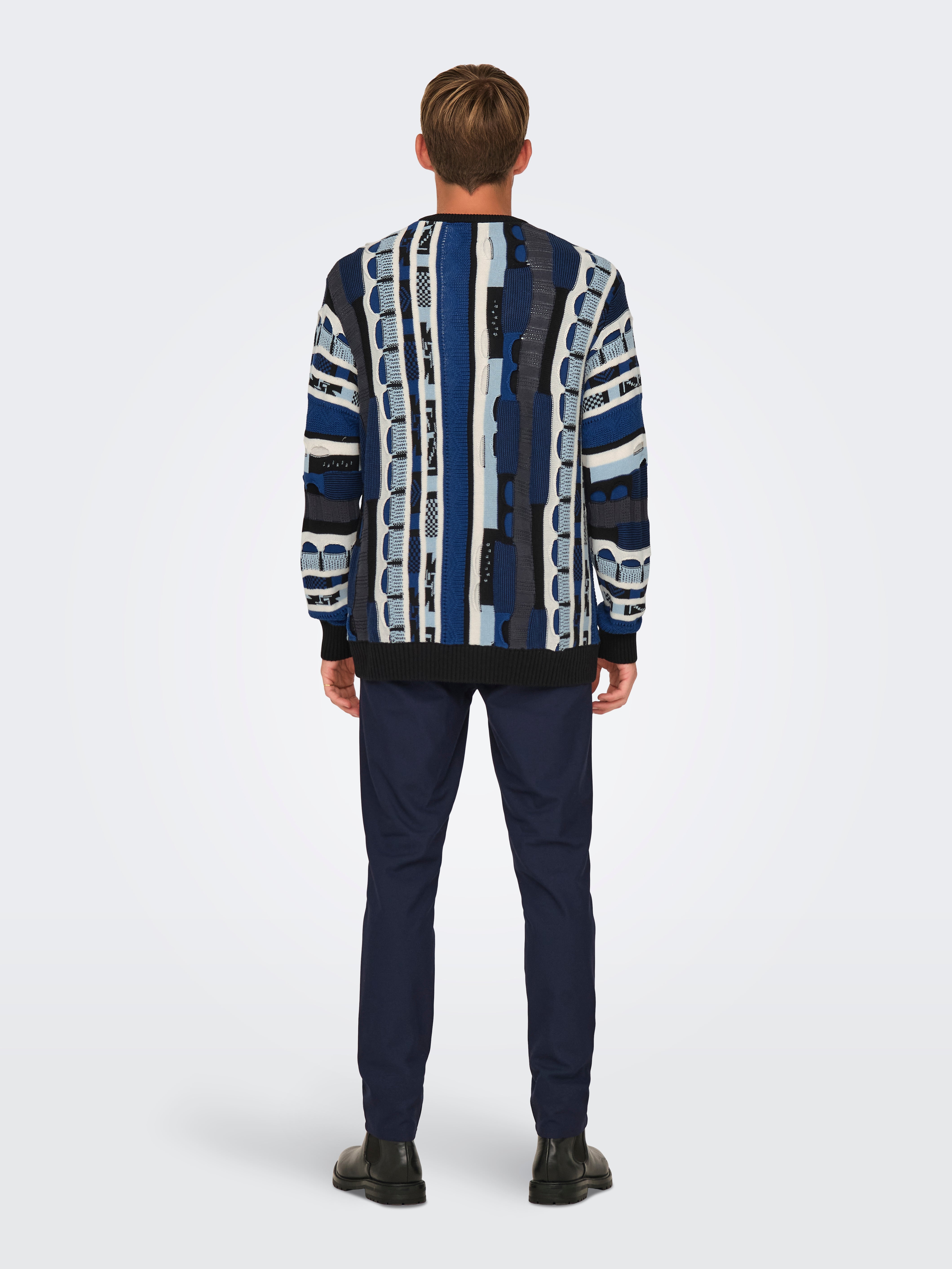 ONSTUCKER Pullover Blue Quartz