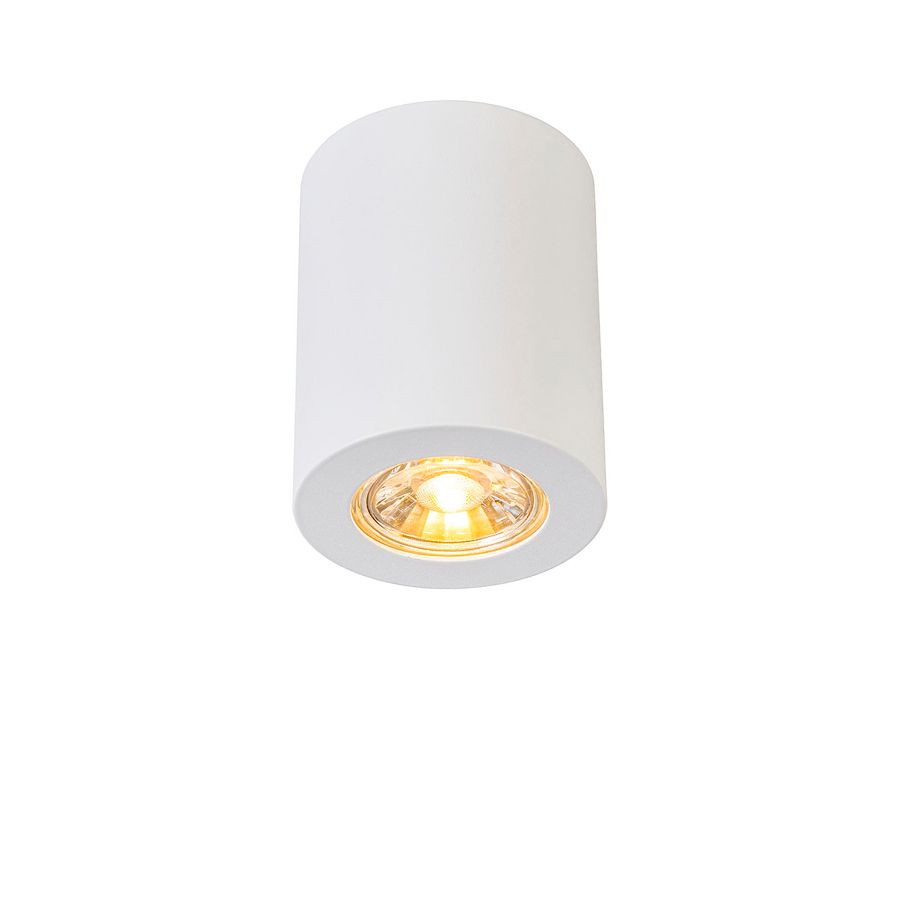 Moderne opbouwspot wit 7,5cm GU10 50mm - Tuba