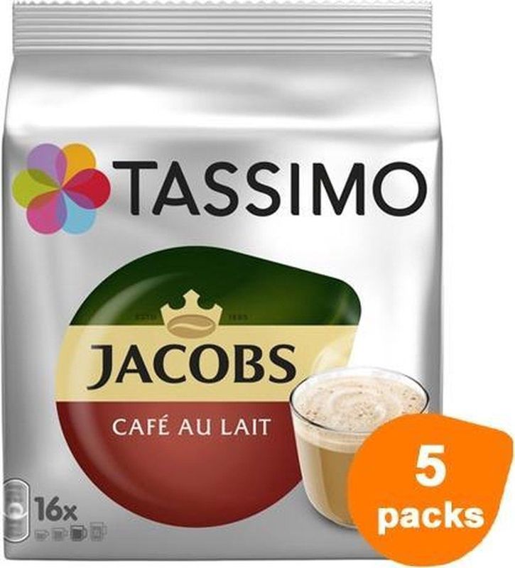 Tassimo - Café au Lait - Koffiecups - 5x 16 T-Discs