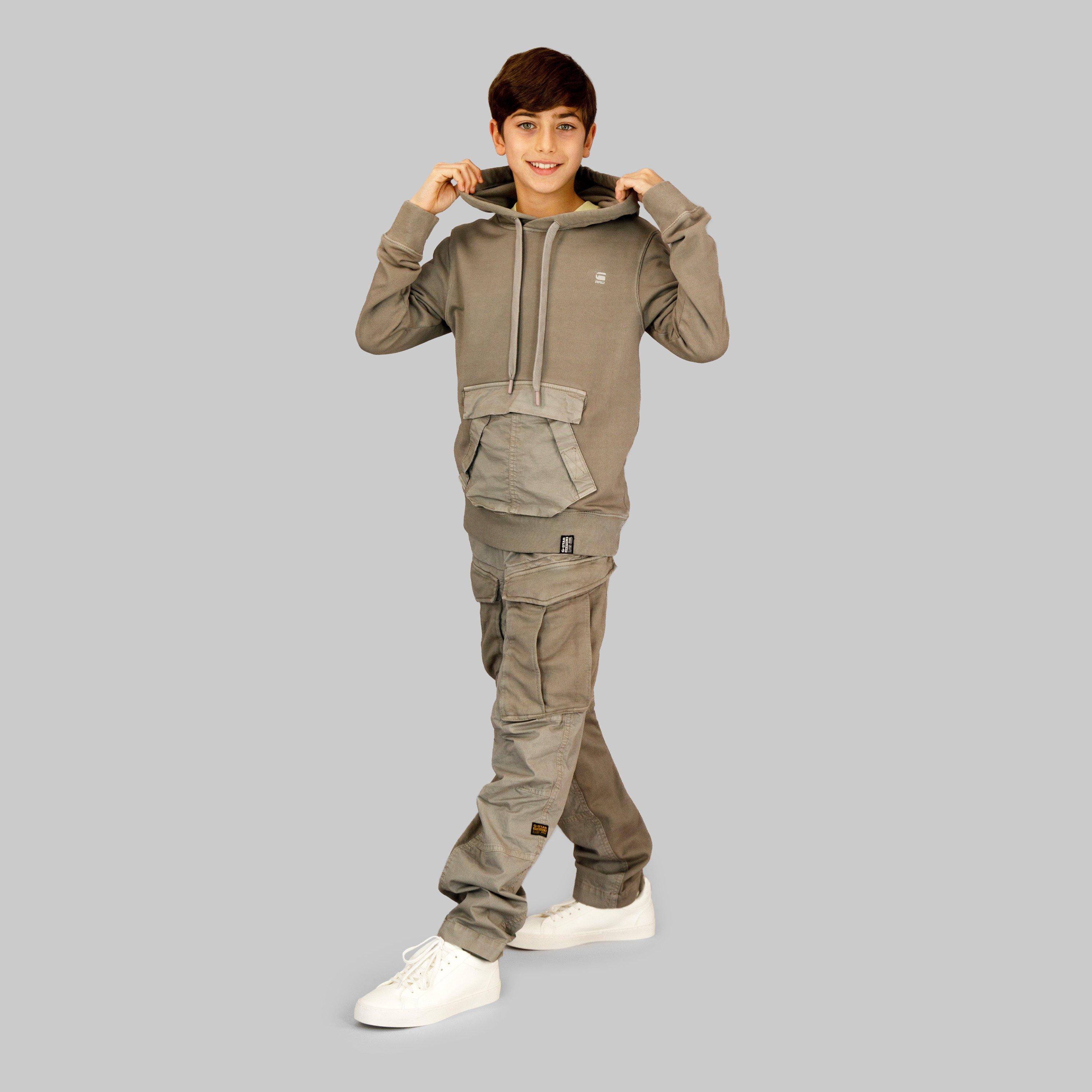 G Star Pocket Hoodie Juniors