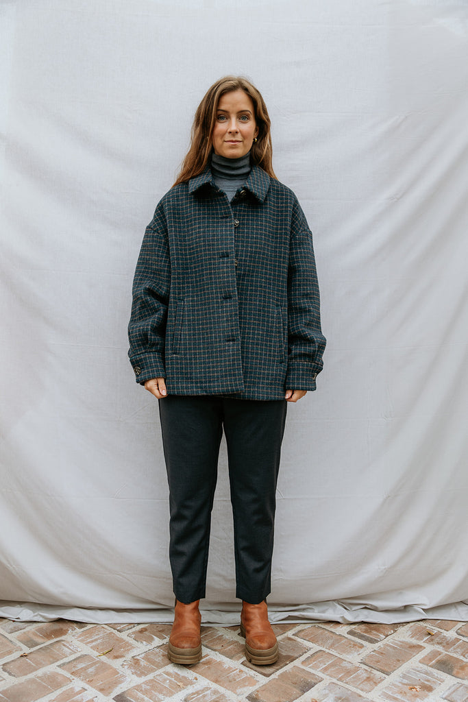 Odalyn W Jacket, Jakke - Checkered