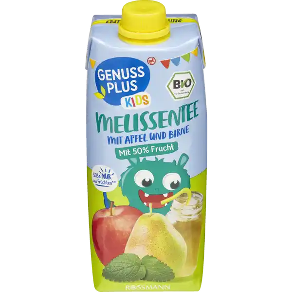 Bio Melissentee mit Apfel und Birne