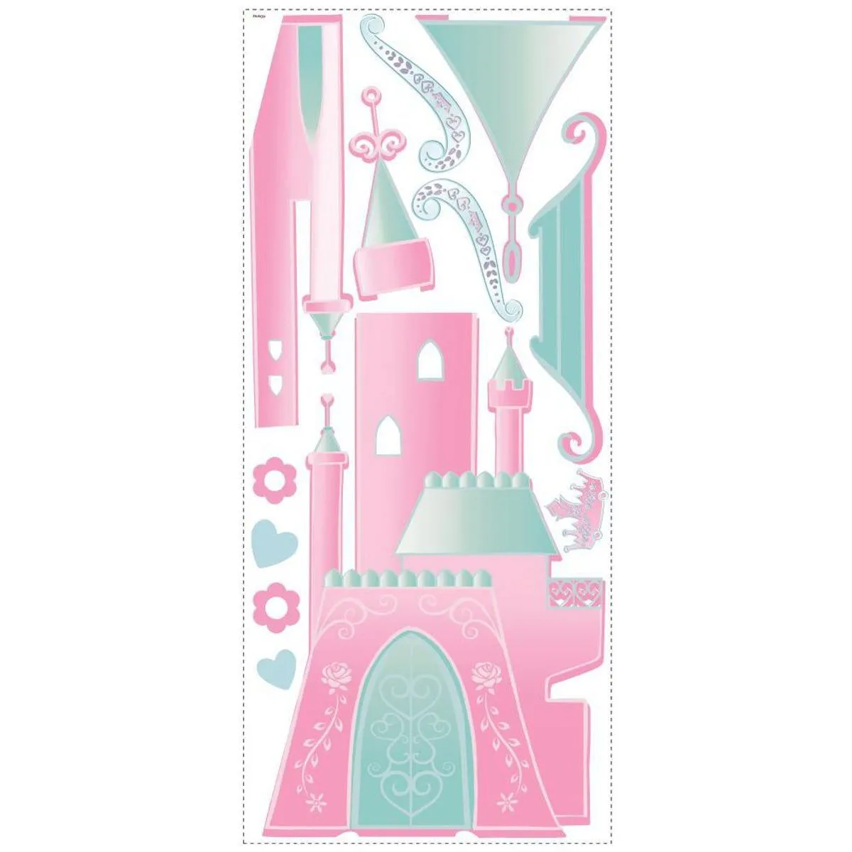 TheDecoFactory Château Princesse - Sticker géant