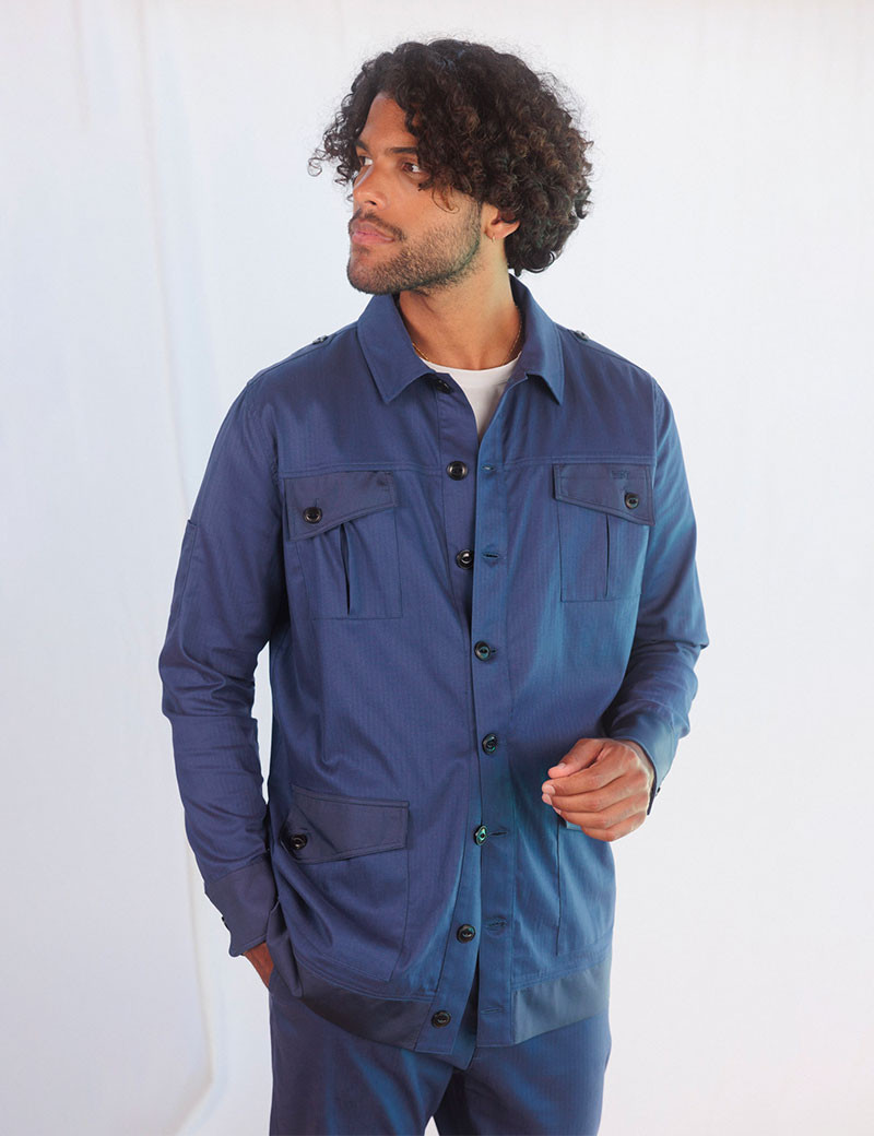 HBT ARMY | JACKSON VESTE BLEUE
