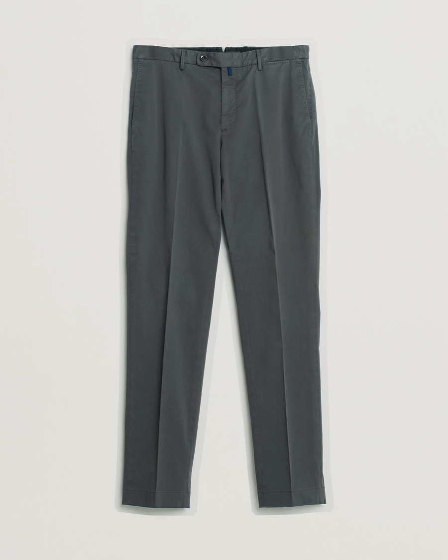 Incotex Regular Fit Comfort Chinos Charcoal
