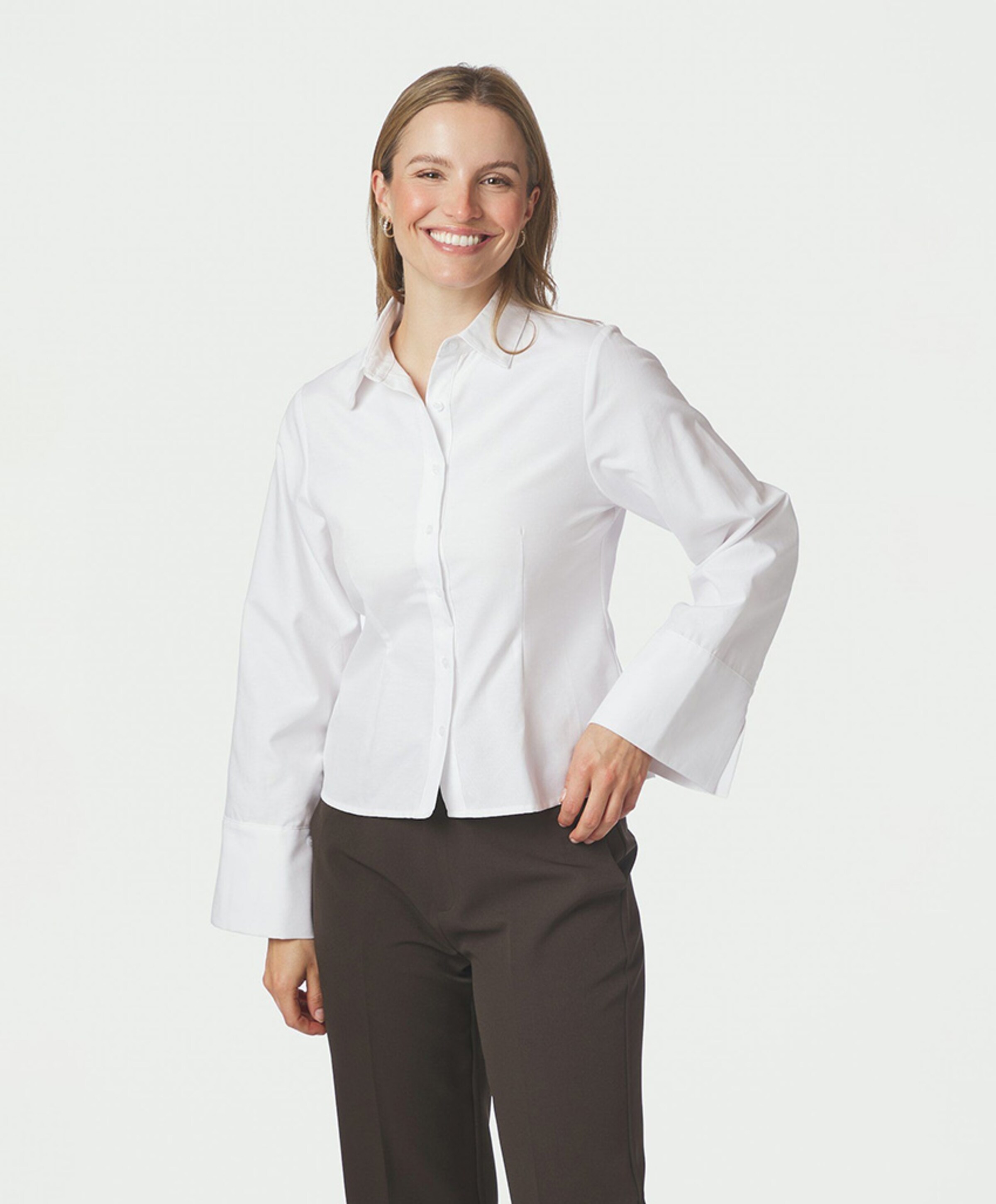 Neo Noir Dames blouse wit