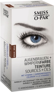 SMISS O PAR Augenbrauen- u. Wimpernfarbe braun, 5ml
