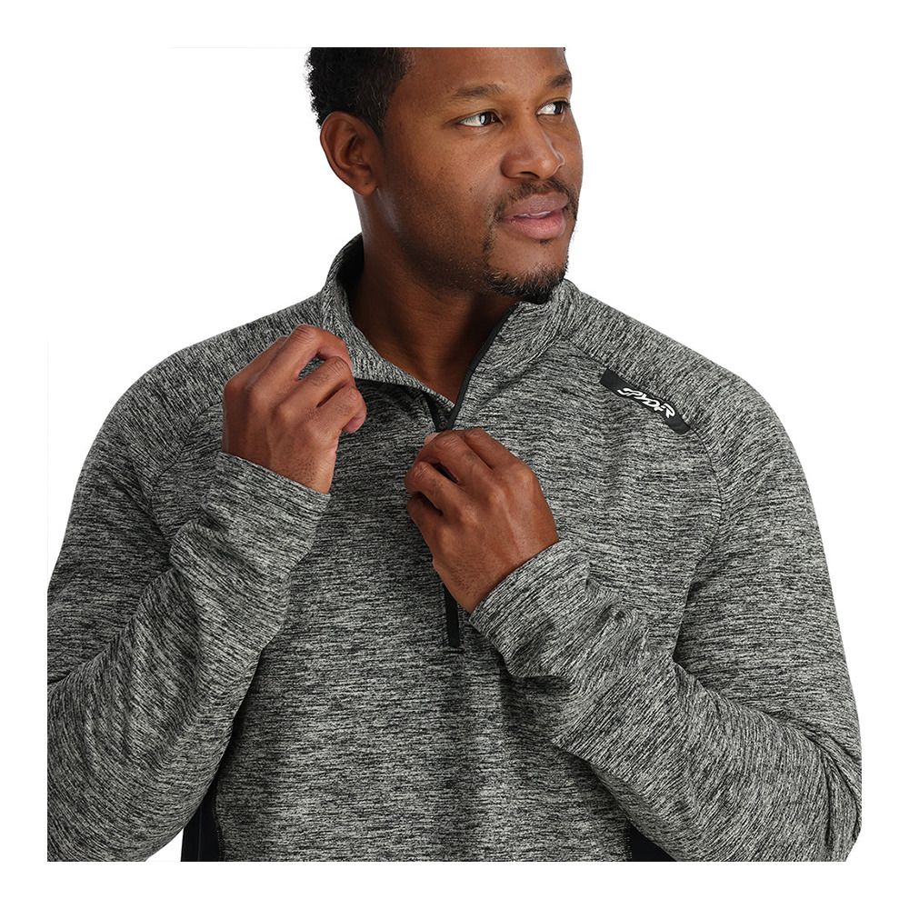 Spyder ACCORD 1/2 ZIP - Sweat Homme black