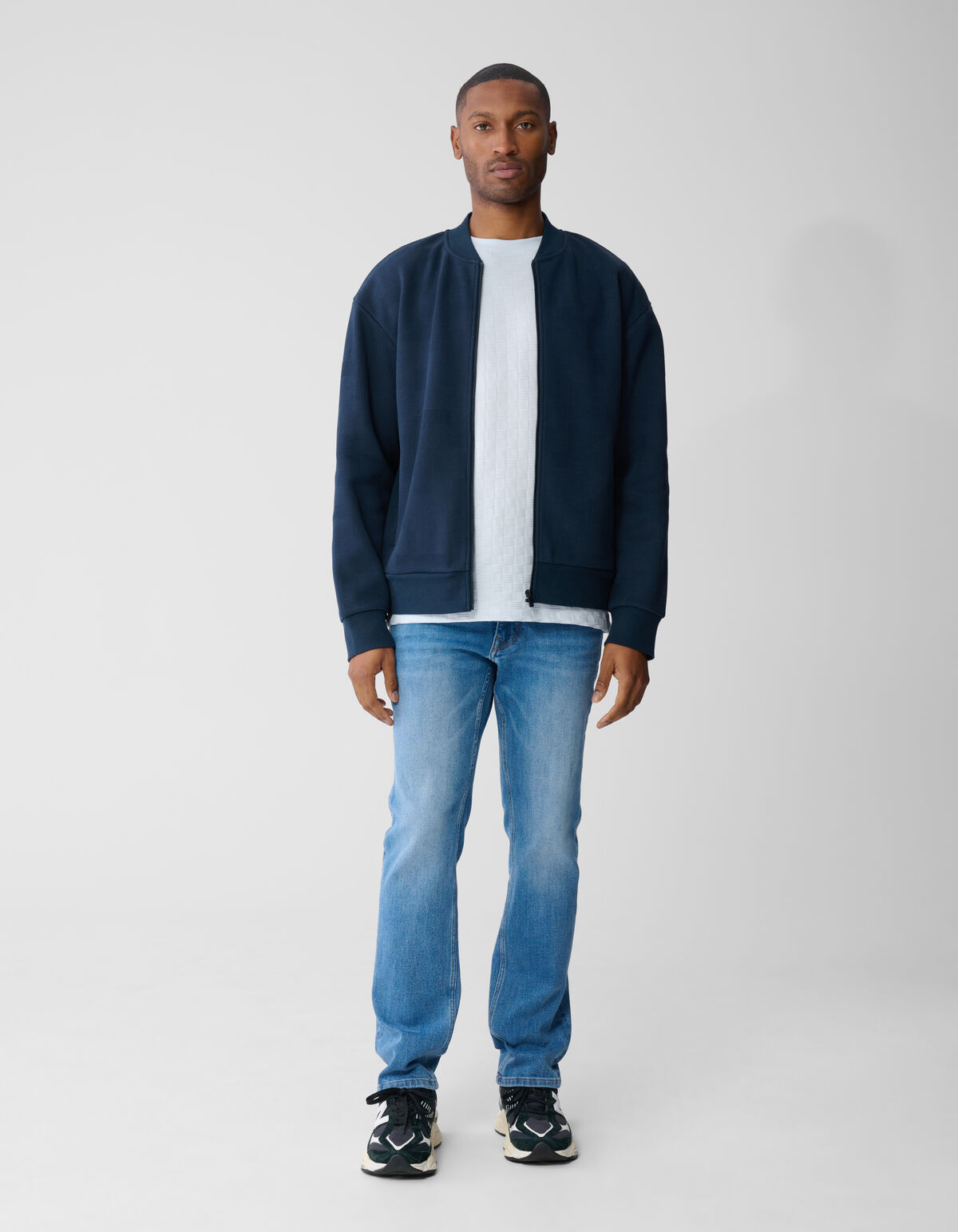 Slim Straight Fit Jeans Mediumstone L34