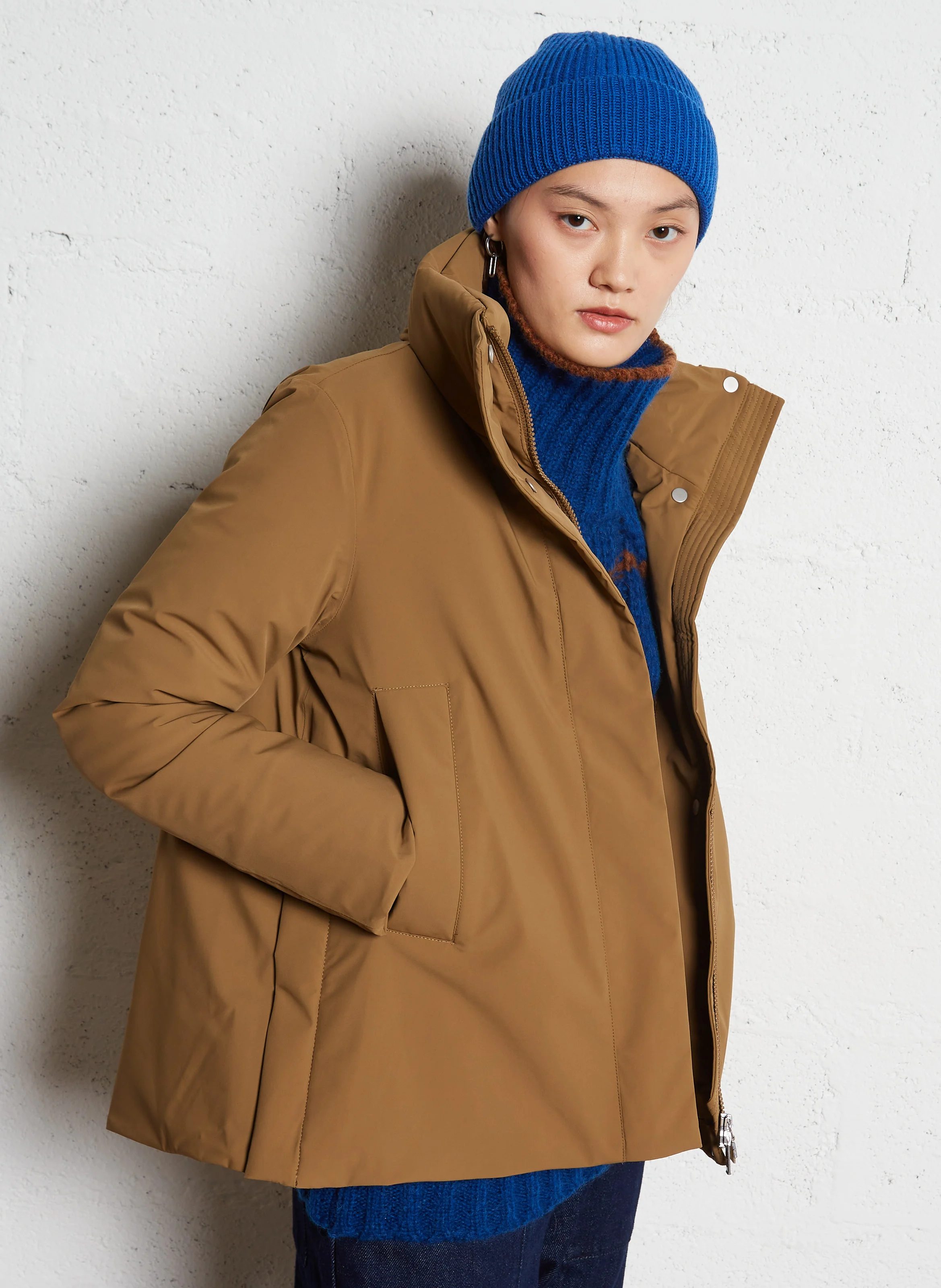 MARLETTE ST WARM - Doudoune droite | Marron