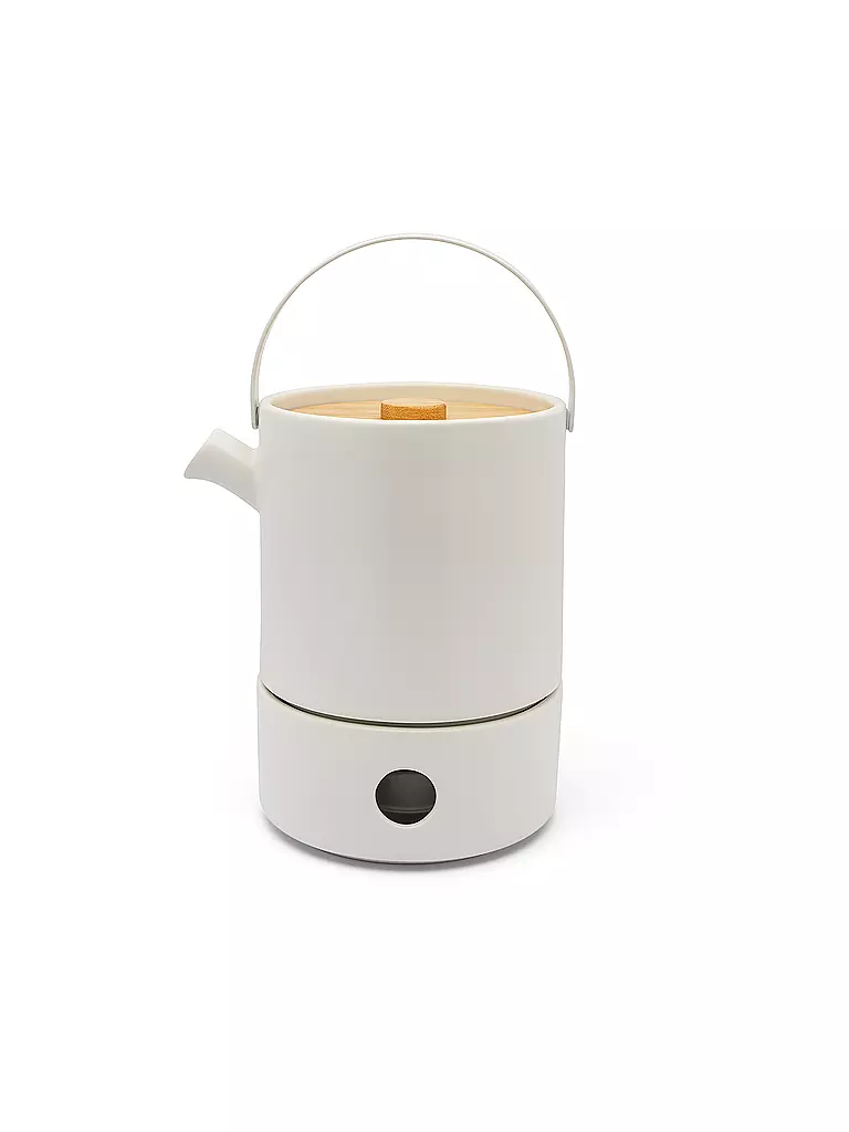 BREDEMEIJER Tee Set Umea 1,2l Weiss/Bambus weiss
