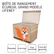 Boîte de rangement en tissu pour enfant grand modèle 