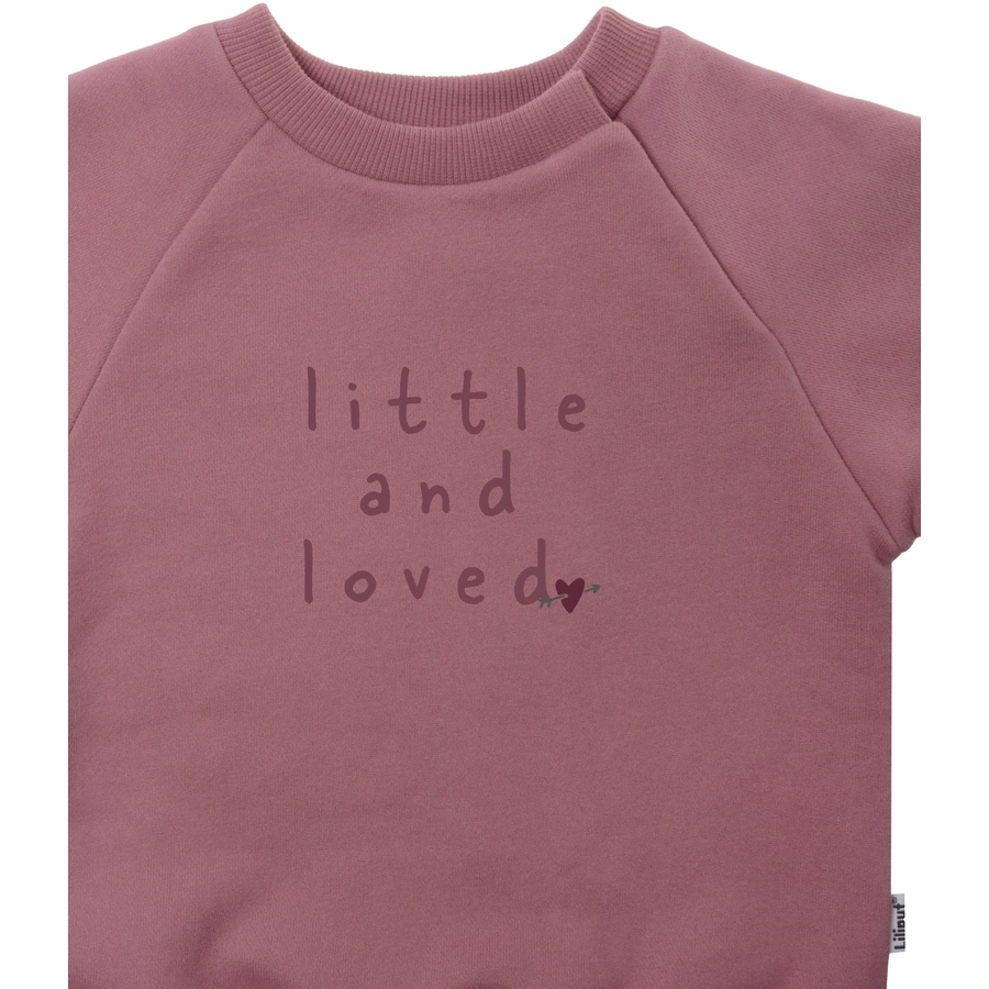 Liliput Sweatshirt little and loved rosa