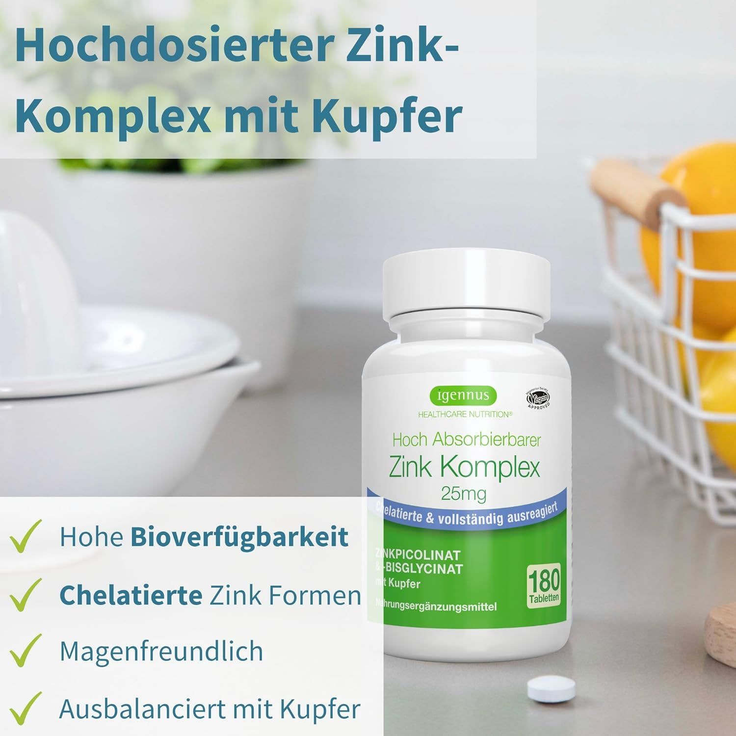 Igennus Zink Chelat 25mg