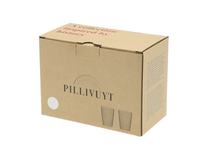 Pillivuyt Eventail Termokrus 25 cl 2 stk. Hvid