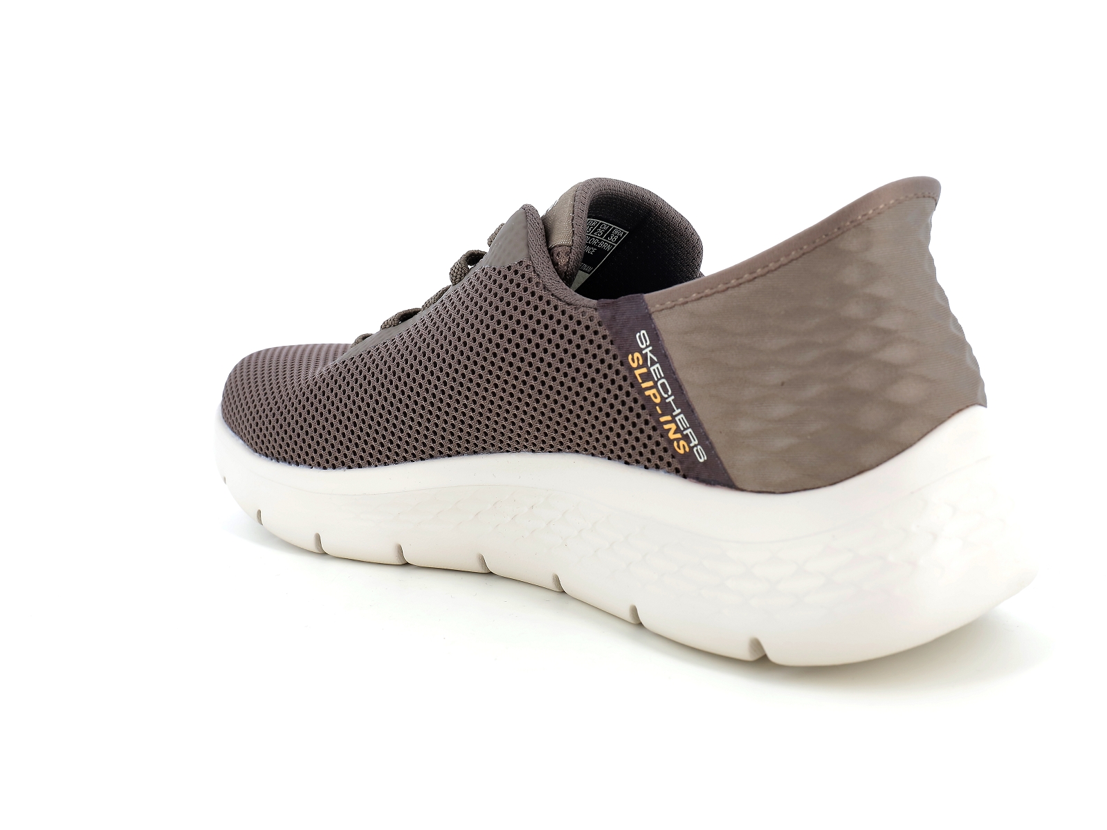 Skechers-GO WALK FLEX SLIP INS Matières combinées Taupe