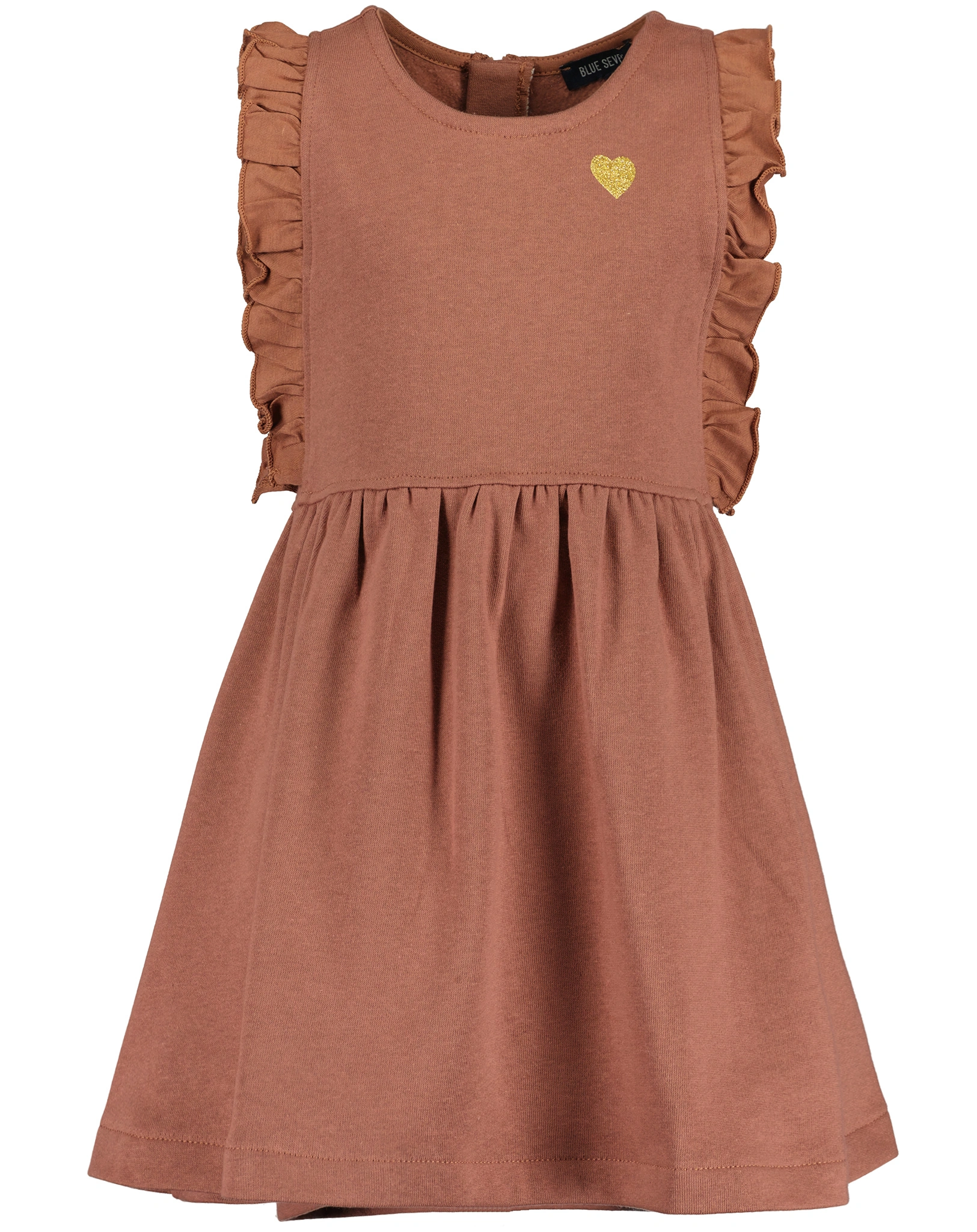 Sweatkleid GOLDEN HEART in kupfer