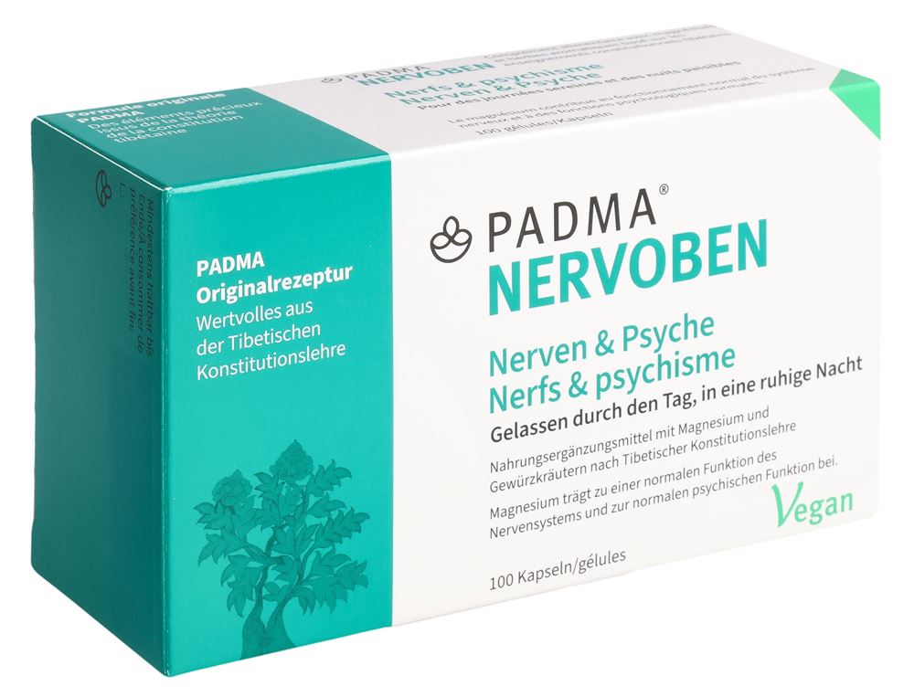 PADMA NERVOBEN Kaps Blist 100 Stk