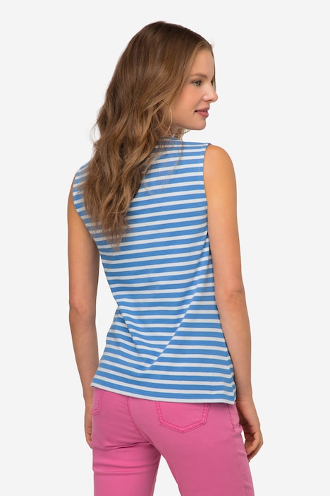 Ringeltop, Slim Fit, Rundhals