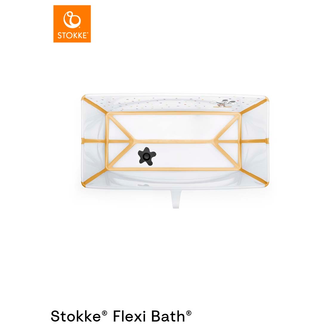 Stokke Flexi Bath XL geel - opvouwbare babybadjes - Prénatal