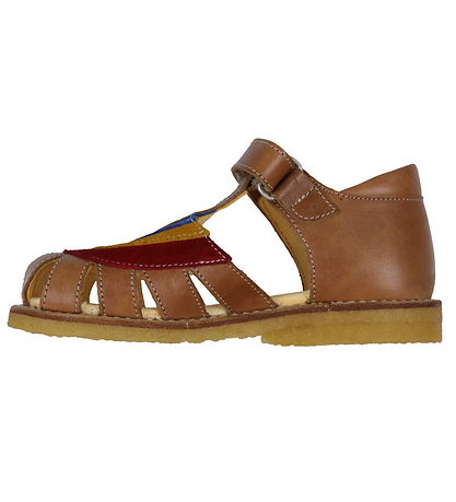 Angulus Sandalen - Tan/Rot