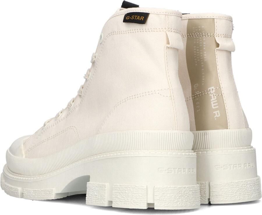G-STAR Aefon II Mid CVS W Veterschoenen Hak Gebroken wit