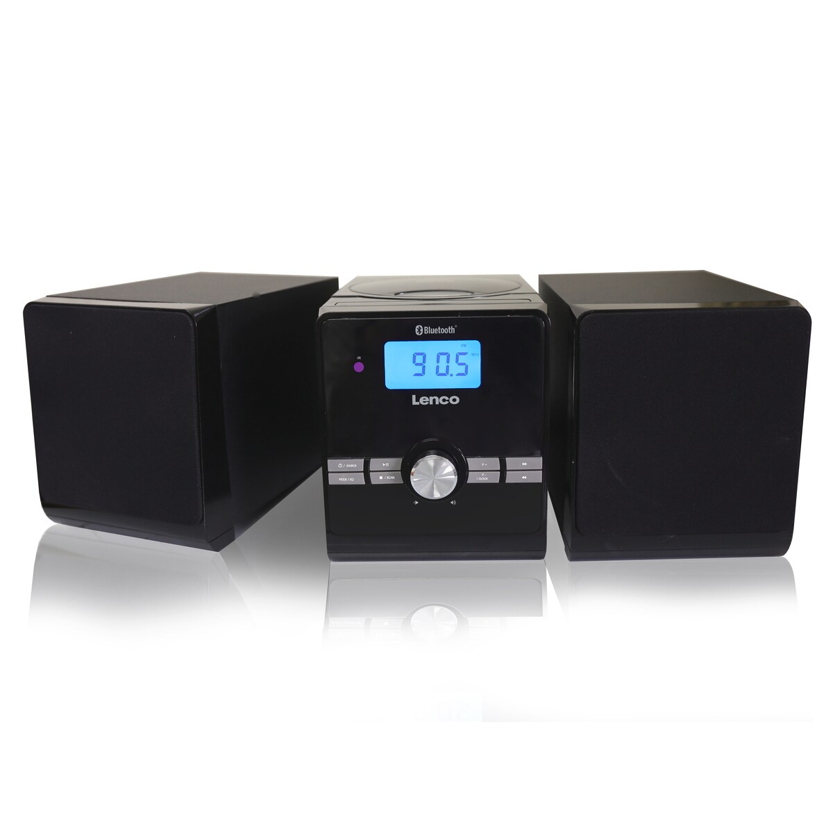 LENCO MC-030BK Mikro-Set mit CD/ MP3-Player